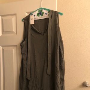 Splendid dress, Green, NWT, XL, pockets